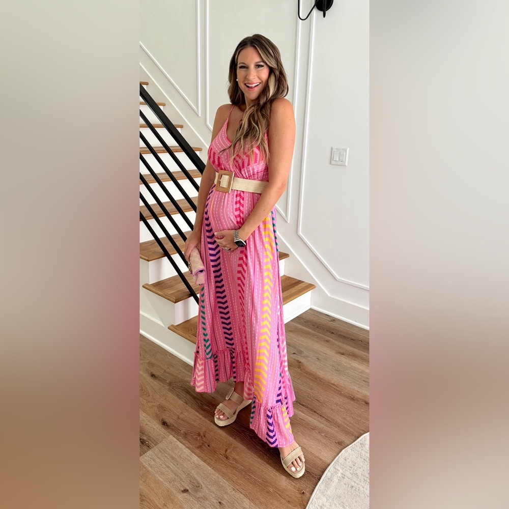 V neck maxi size medium brand new worn once for photos